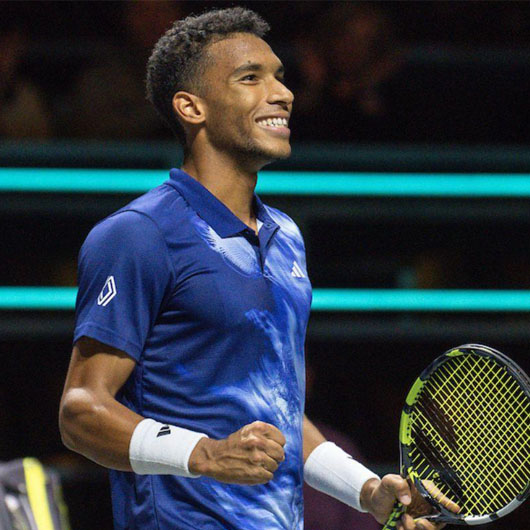 De winnaar van het ABN AMRO Open 2022, Felix Auger-Aliassime, is ook in 2024 in actie te zien in Rotterdam